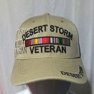 MILITARY DESERT STORM VETERAN Hat